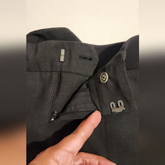 Athleta Work It City Wool Blend Pants Jogger Travel Dark Gray Size 2 - Picture 5 of 15